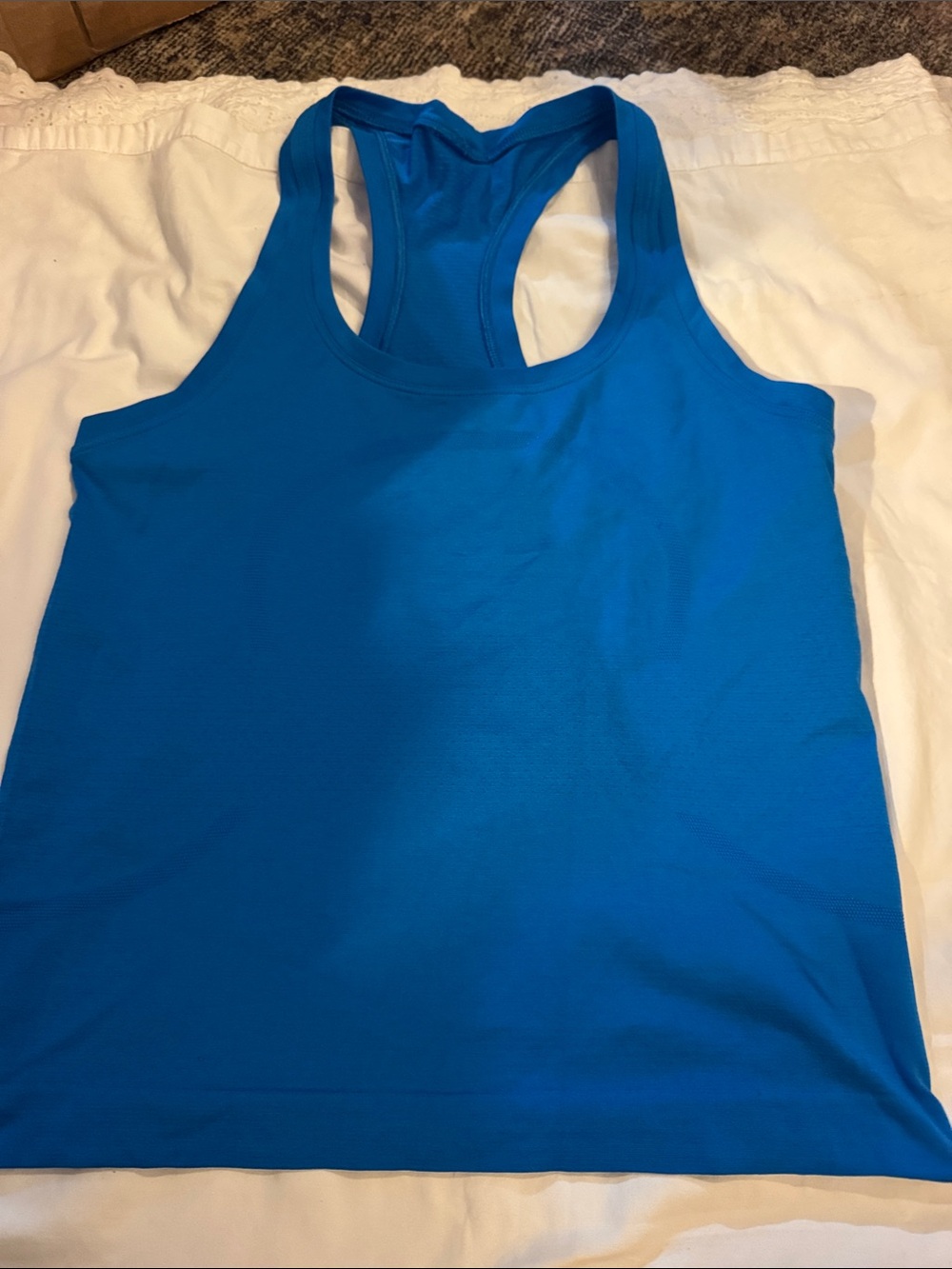 lululemon athletica Bright Blue Racerback Tank
